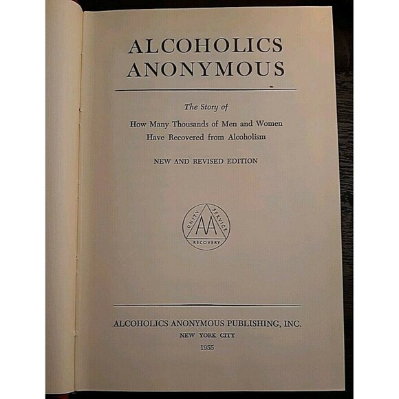 AA ALCOHOLICS ANONYMOUS LTD EDITION Pathway to a Cure BIG BOOK Cover NUMBERED - Picture 6 of 13